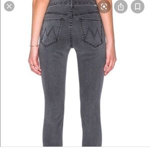 Skinny Grey Mother Denim Jeans sz 26